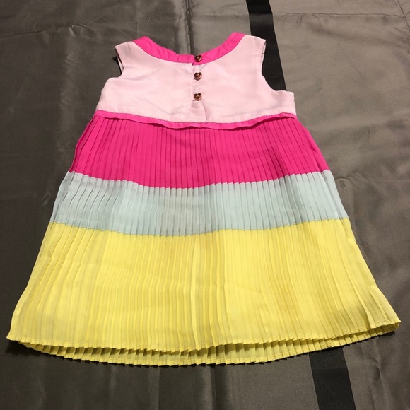 EUC Pleated Easter/Spring Dress /wBloomers - Picture 4 of 7